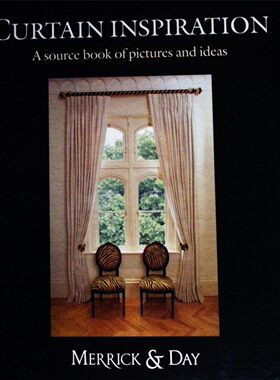 英语原版书图集与创意之源室内设计窗帘设计灵感SourceBook适合14岁以上读者提供295张真实窗户照片展示各种窗帘风格和百叶窗创