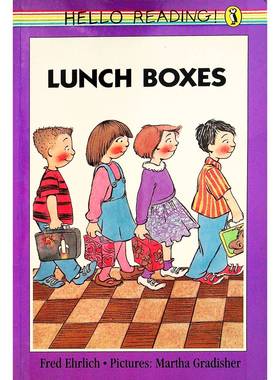 英语原版书你好阅读系列LUNCHBOXES校园生活彩色绘本适合710岁儿童独立阅读培养阅读兴趣学习午餐礼仪和基础词汇帕芬图书出版
