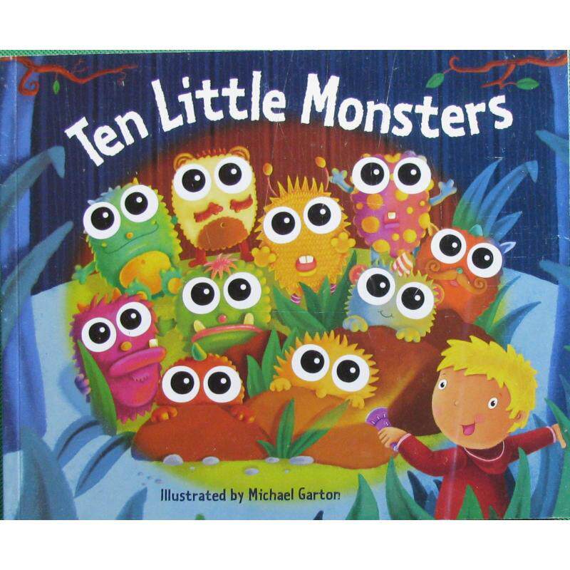 ten little monsters by michael garton平装top that publishing十只