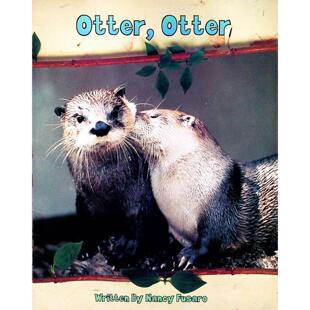 优胜者圈子原版引进英语启蒙Otter水獭科普绘本适合36岁亲子共读真实摄影图片培养语感学习动物名称和自然场景词汇现代课程出版