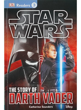 DK读者系列原版引进英语科幻绘本达斯维德的故事适合710岁儿童阅读的星球大战衍生读物彩色章节书帮助提升英语阅读能力了解安纳