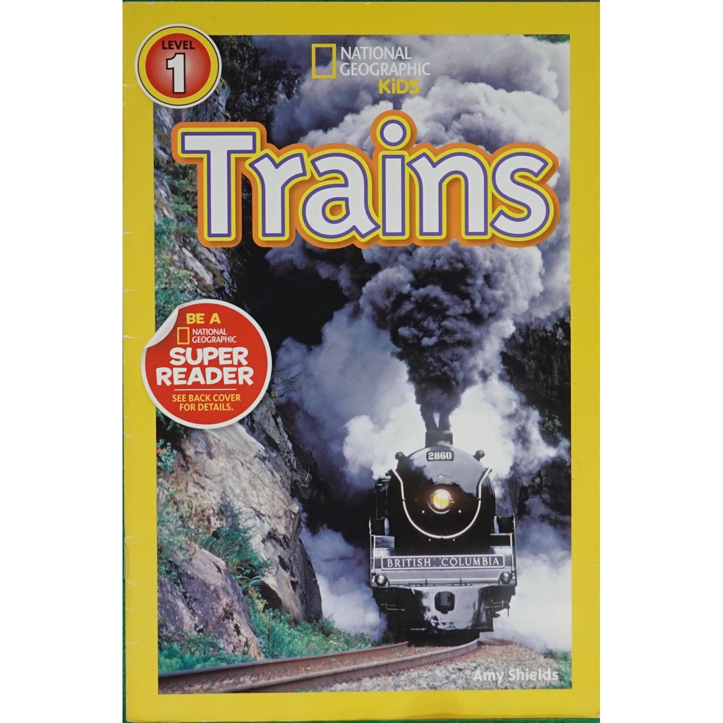 英文原版图书火车科普绘本