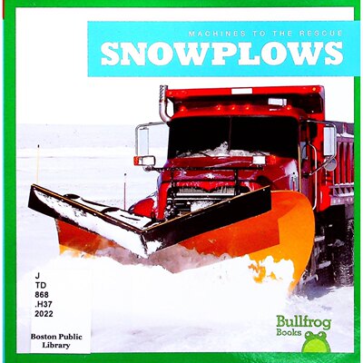 英文原版图书救援机械扫雪车