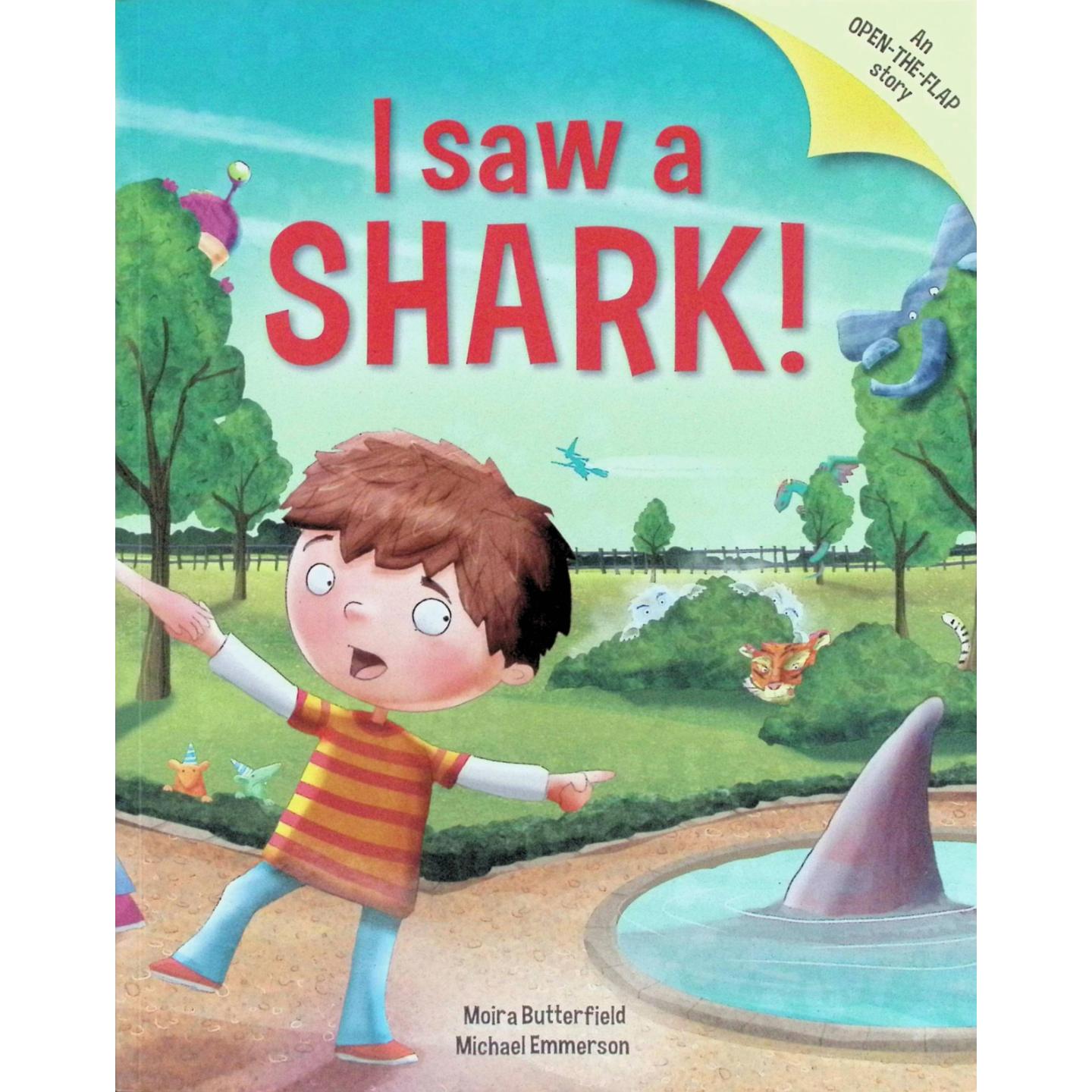 英文原版图书趣味鲨鱼翻翻书