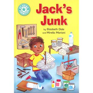 英语原版书阅读冠军系列JacksJunk绘本杰克的废品由伊丽莎白戴尔和米雷拉马里亚尼创作适合36岁儿童培养环保意识和创造力亲子共