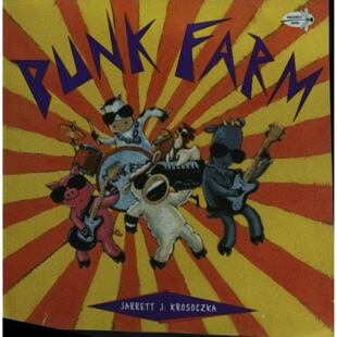 英语原版书朋克农场绘本儿童音乐启蒙蜻蜓书系列PunkFarm获奖作家贾勒特J克罗索茨卡创作彩色插图农场动物摇滚乐队故事适合36岁