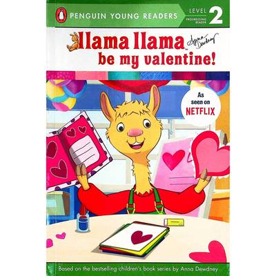 英文原版图书羊驼拉玛情人节绘