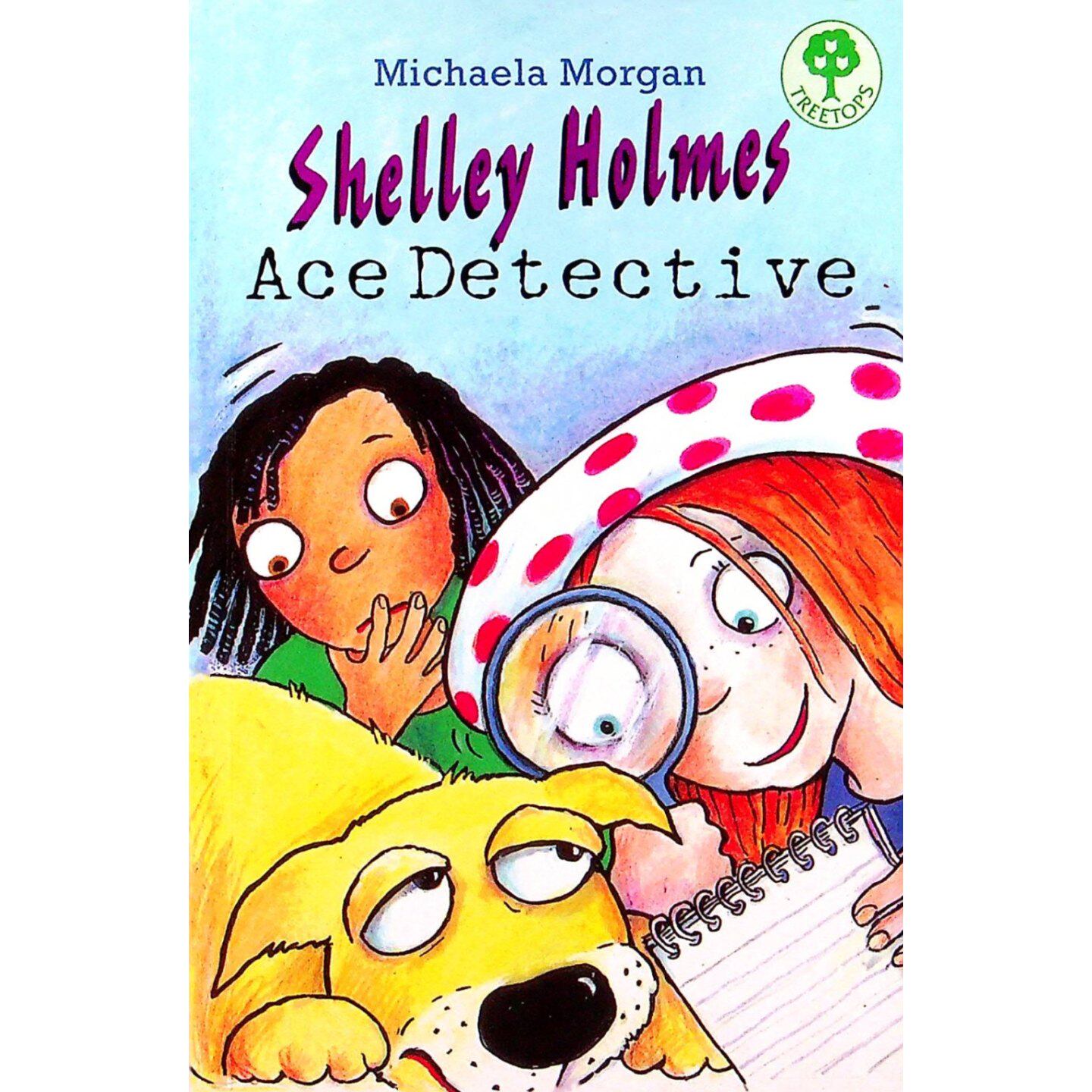 牛津大学出版社王牌侦探ShelleyHolmes原版书树顶系列英语章节书女生阅读讲述小女孩雪莉福尔摩斯与朋友和狗狗一起调查神秘事件