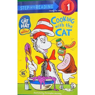Cooking With the Cat The Cat  by Bonnie Worth平装Random House和猫一起做饭