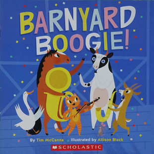 英语原版绘本农场摇摆舞由获奖作家蒂姆麦坎纳创作艾莉森布莱克绘制插画学乐出版社出版这本色彩鲜艳充满活力的绘本通过农场