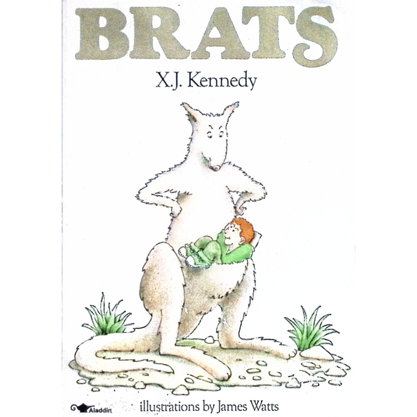 英语原版书小捣蛋BRATS儿童诗歌绘本XJ肯尼迪创作詹姆斯沃茨插画阿拉丁出版社出版适合710岁亲子共读培养想象力幽默表达