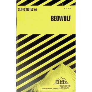 克利夫学习笔记系列原版书Beowulf英语史诗文学评论章节书适合1114岁青少年阅读提供古英语诗歌分析批判性思维培养和写作技巧指