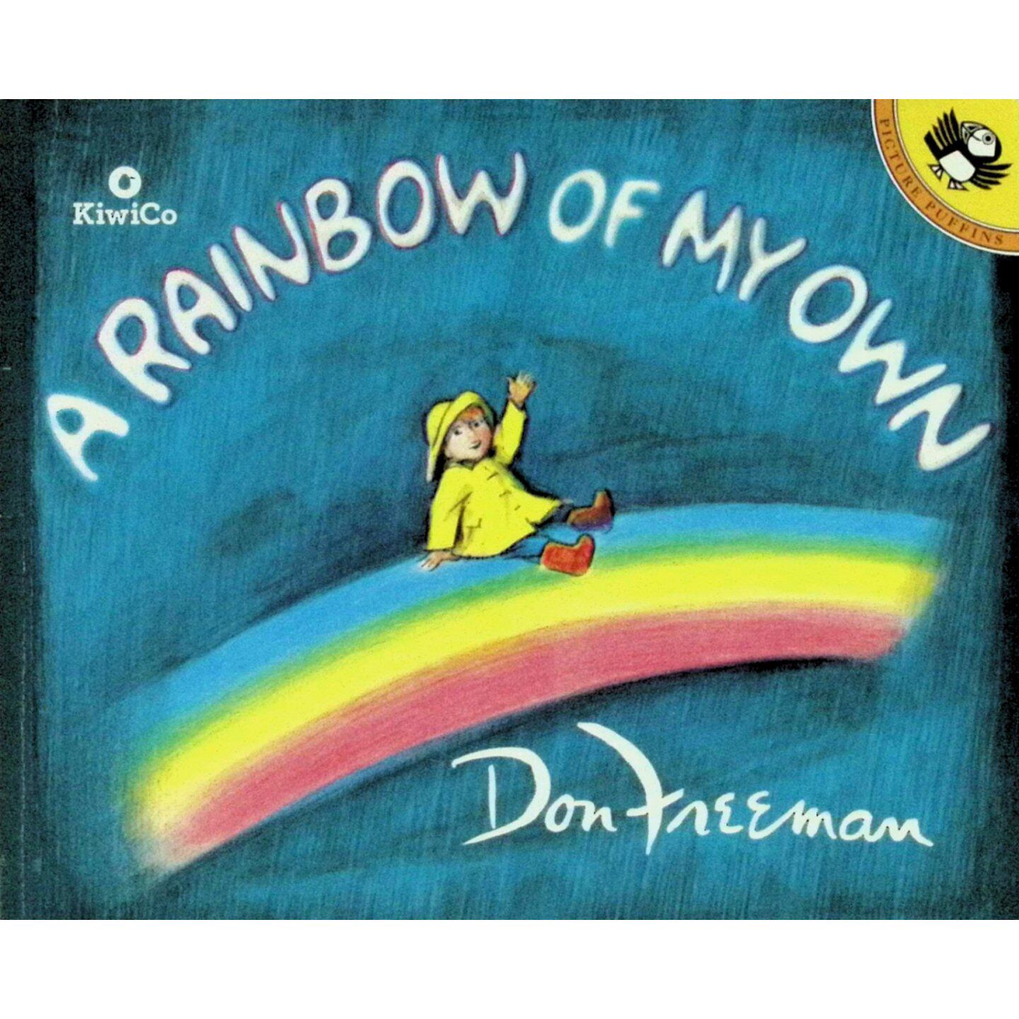 英语原版绘本小企鹅系列我自己的彩虹唐弗里曼温暖力作讲述孩子追逐彩虹的梦想故事培养想象力与情感表达的经典图画书适合36