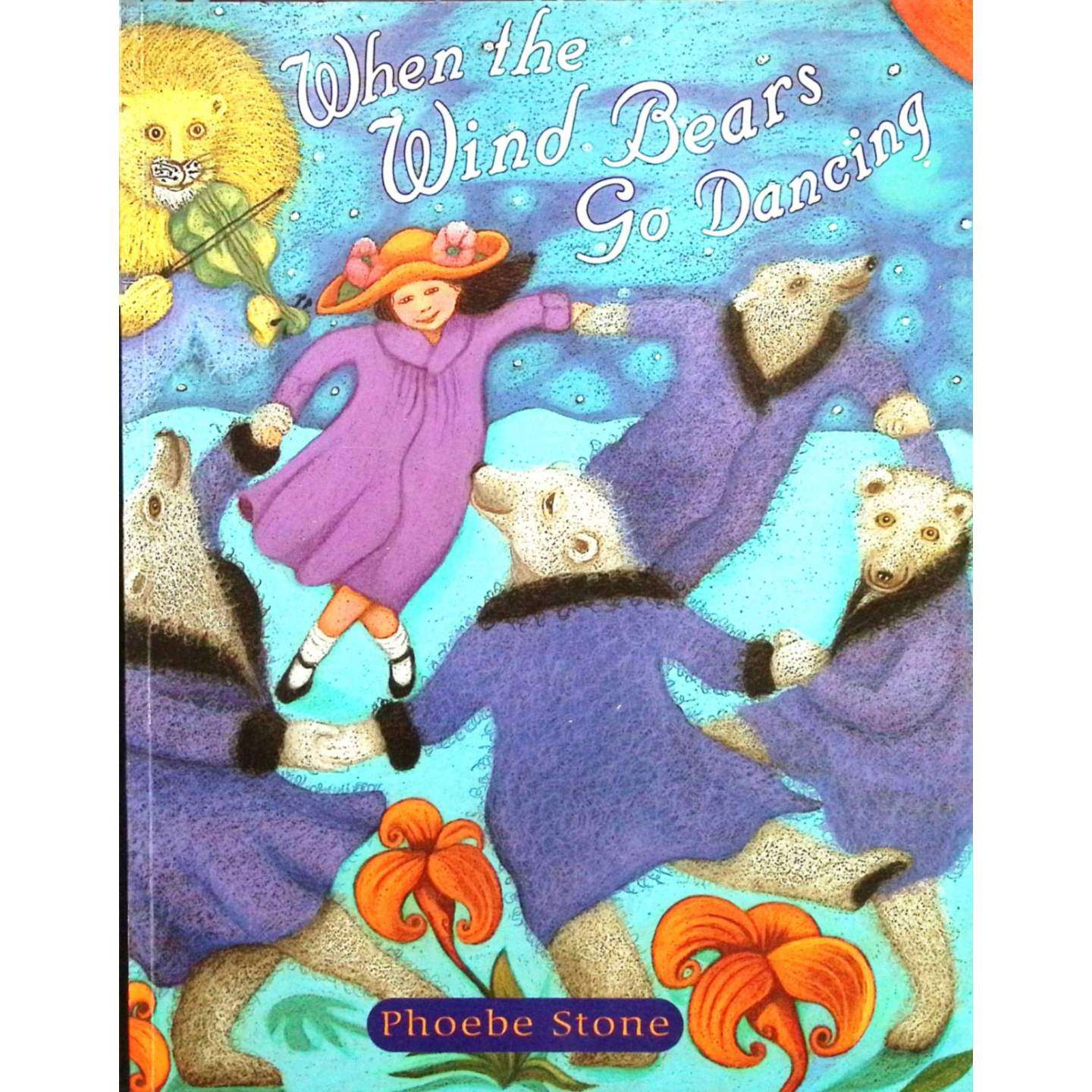 风熊共舞原版书英语绘本儿童睡前故事获奖作品菲比斯通创作彩色插画适合36岁亲子阅读培养想象力情绪管理文学审美语言表达