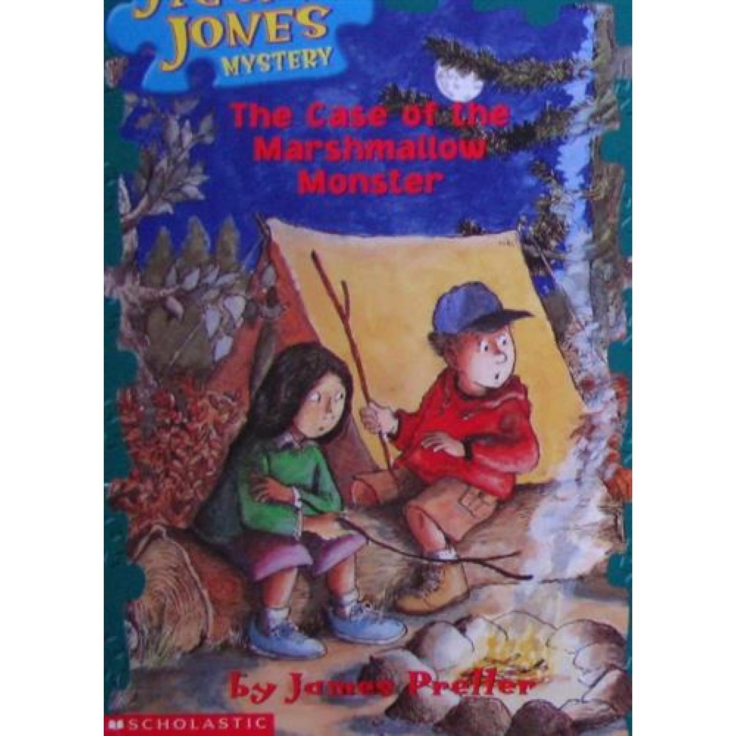 英语原版书拼图琼斯探案系列棉花糖怪兽案件JigsawJonesMystery小学生侦探小说悬疑冒险故事锻炼逻辑推理能力适合710岁儿童阅读