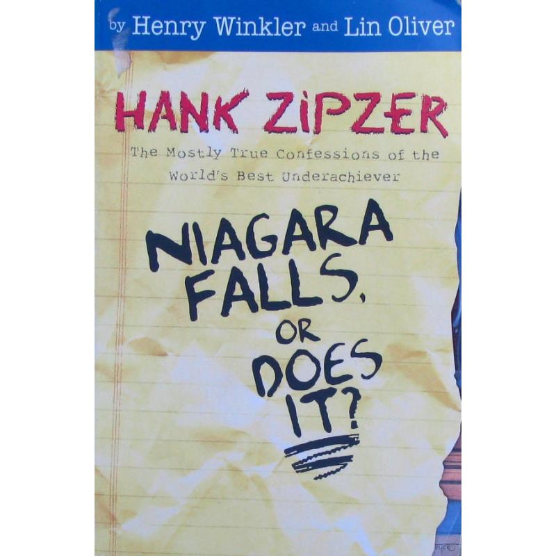 Niagara Falls Or Does It? #1 Hank Zipzer by Henry Winkler Lin Oliver平装Grosset  Dunlap尼亚加拉瀑布 或做它?