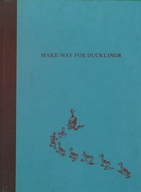 凯迪克奖获奖绘本MakeWay亲子共读英语启蒙原版书为小鸭子让路适合36岁儿童动物故事图画书罗伯特麦克洛斯基经典作品培养爱心和