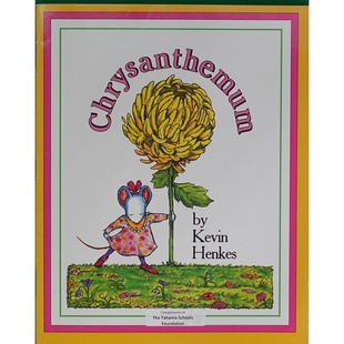 英语原版书菊花绘本Chrysanthemum凯文亨克斯著学乐出版社出版温暖治愈系儿童成长故事帮助孩子建立自信学会尊重差异适合36岁亲