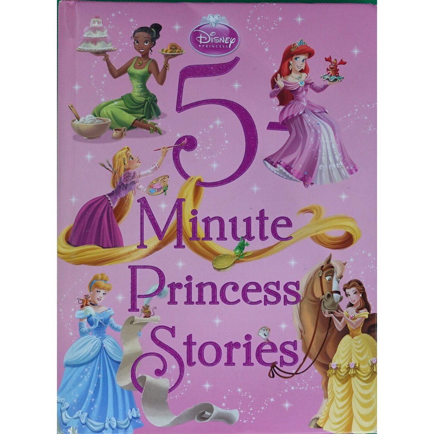 英语原版书5分钟公主故事AnytimeTales迪士尼随时故事绘本适合36岁女孩睡前阅读培养善良勇气友谊解决问题能力收录灰姑娘小美人