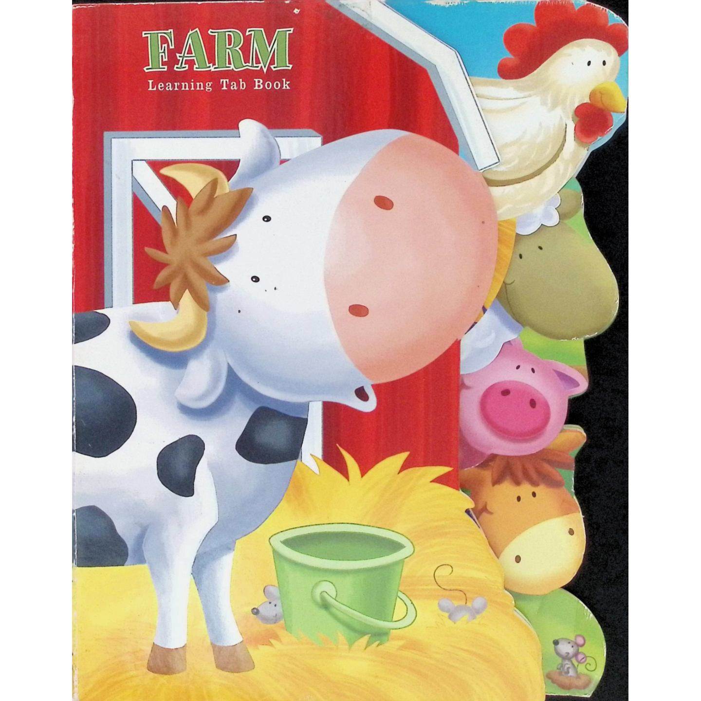 英文原版图书农场动物翻翻书