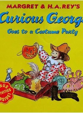好奇的乔治系列英语原版书CuriousGeorge亲子共读绘本化装舞会玛格丽特雷和汉斯奥格斯托雷夫妇创作的经典儿童图画书适合36岁