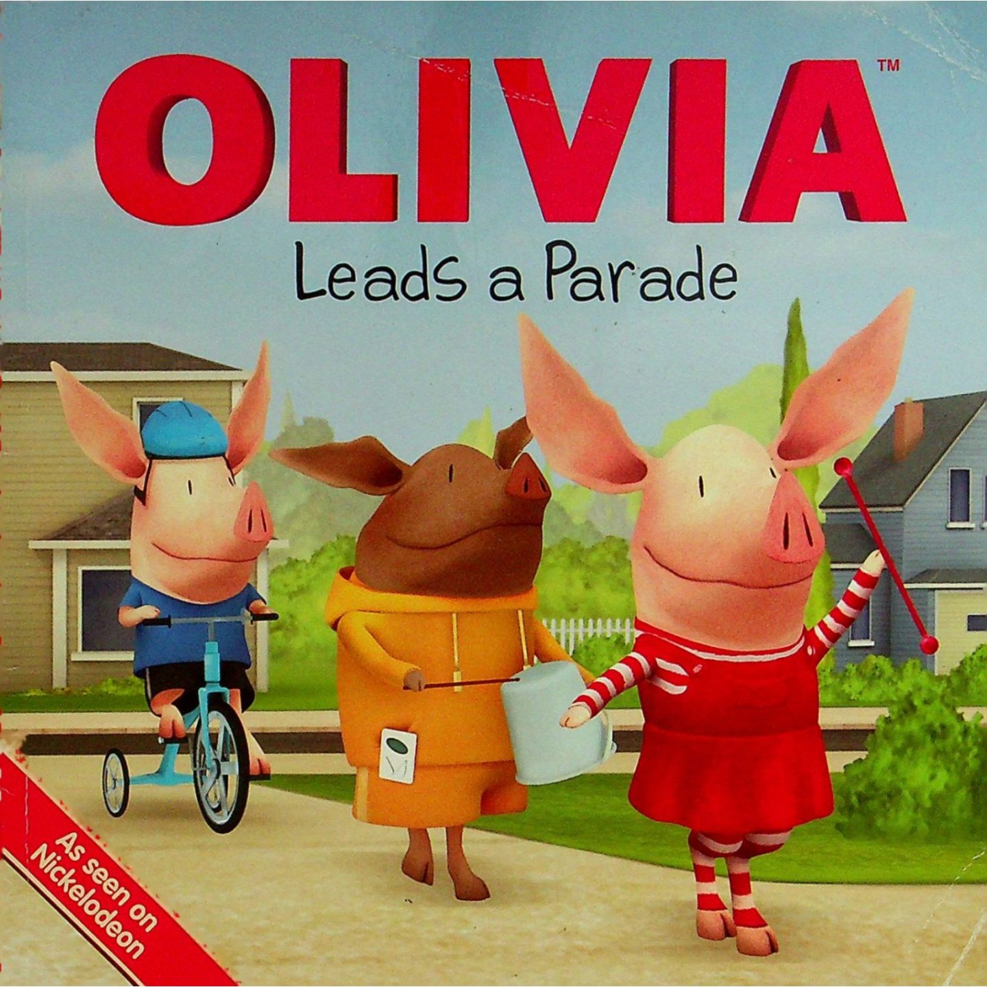 奥莉薇娅系列原版书Olivia领衔大游行英语绘本亲子共读伊恩福克纳凯迪克银奖作品培养孩子团队合作与领导力