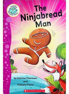 英语原版书童话新编系列忍者姜饼人Ninjabread亲子共读绘本将经典姜饼人故事与忍者元素巧妙结合情节生动有趣画面活泼可爱适合36