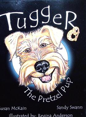 英语原版引进绘本小狗Tugger和椒盐脆饼彩色绘本书适合36岁儿童亲子共读宠物故事家庭生活主题SusanMcKain和SandySwann著ReginaA