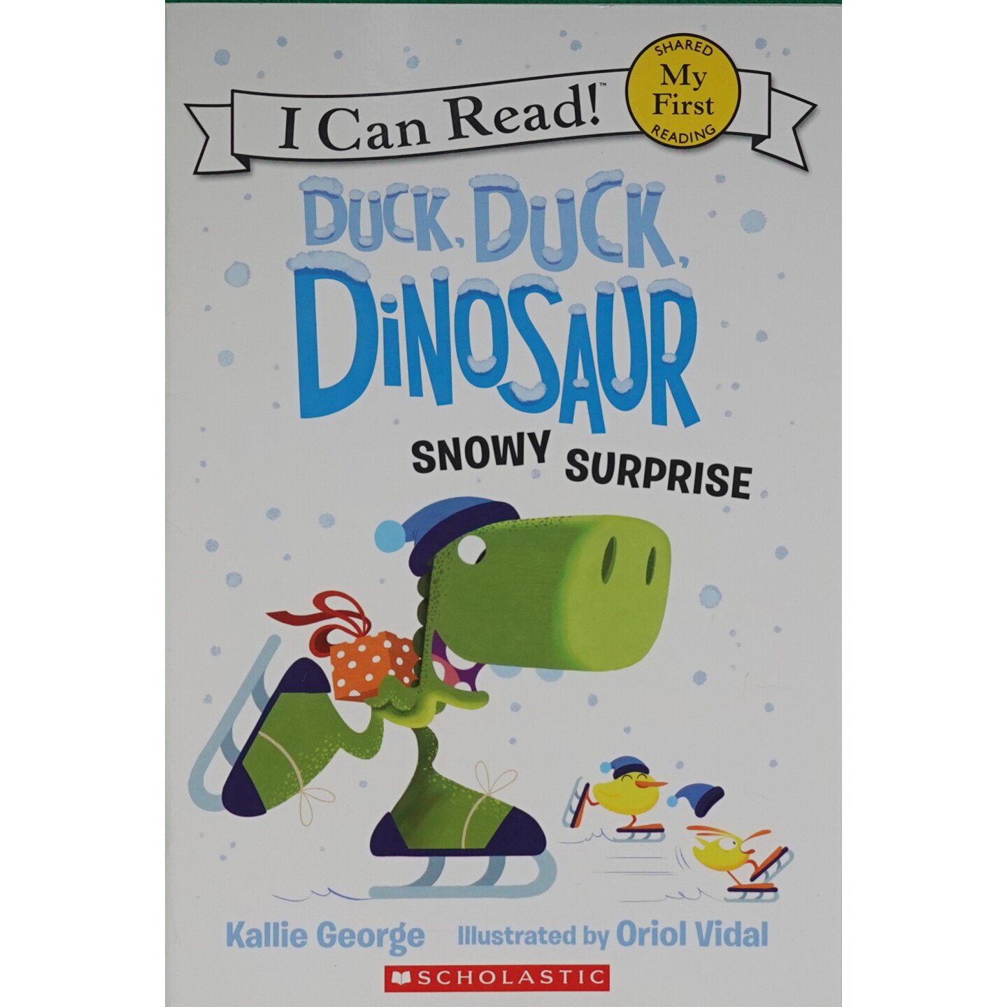英语原版书我能读系列雪地惊喜绘本亲子共读Dinosaur适合36岁儿童阅读讲述友谊与家庭的温暖故事由卡莉乔治创作奥里奥尔维达尔