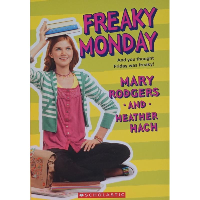 Freaky Monday by Mary Rodgers Heather Hach平装Scholastic反常的星期一 书籍/杂志/报纸 儿童读物原版书 原图主图
