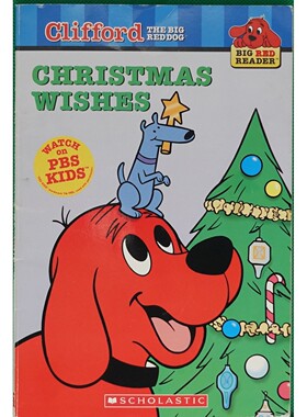 大红狗克利福德原版书Clifford圣诞愿望英语绘本适合36岁儿童亲子共读温馨圣诞故事学乐出版社出版诺曼布里德威尔经典作品
