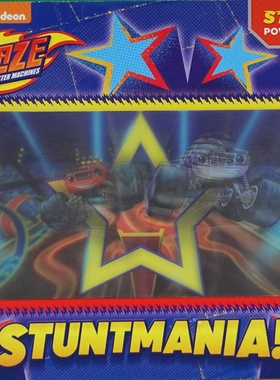 特技狂热原版书英语绘本背面系列STEM赛车冒险Pictureback色彩鲜艳画面动感十足适合36岁儿童阅读融入STEM教育元素帮助孩子学习