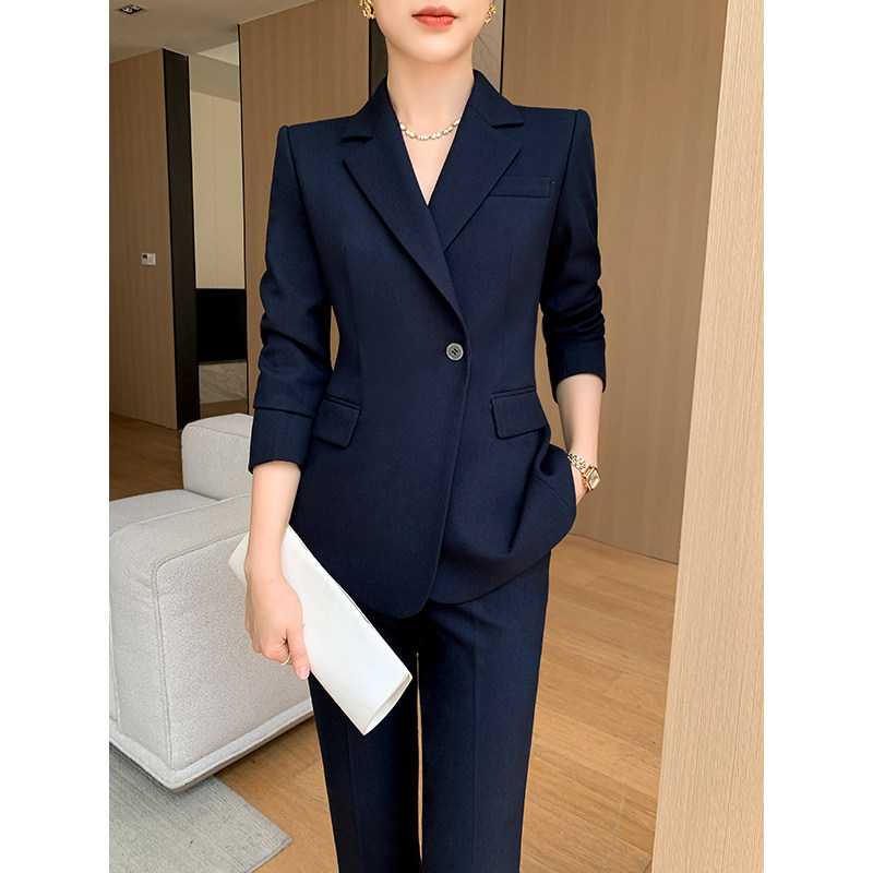 高级感职业西装套装女2026新款秋冬季西服女士正装酒店经理工作服