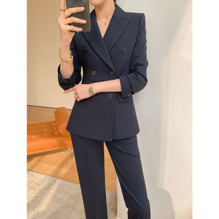 秋季西装套装女2026新款职业装正装气质工作服休闲西服外套两件套