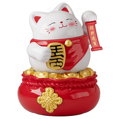 挖到宝！这款太阳能招财猫太绝了
