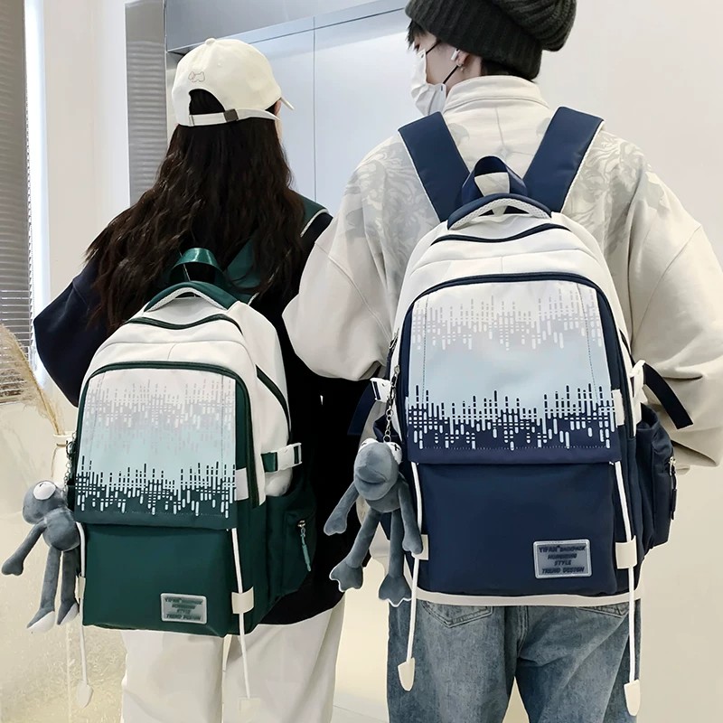 书包男生初中生高颜值帅气高中生大容量男款小学生减负双肩背包男