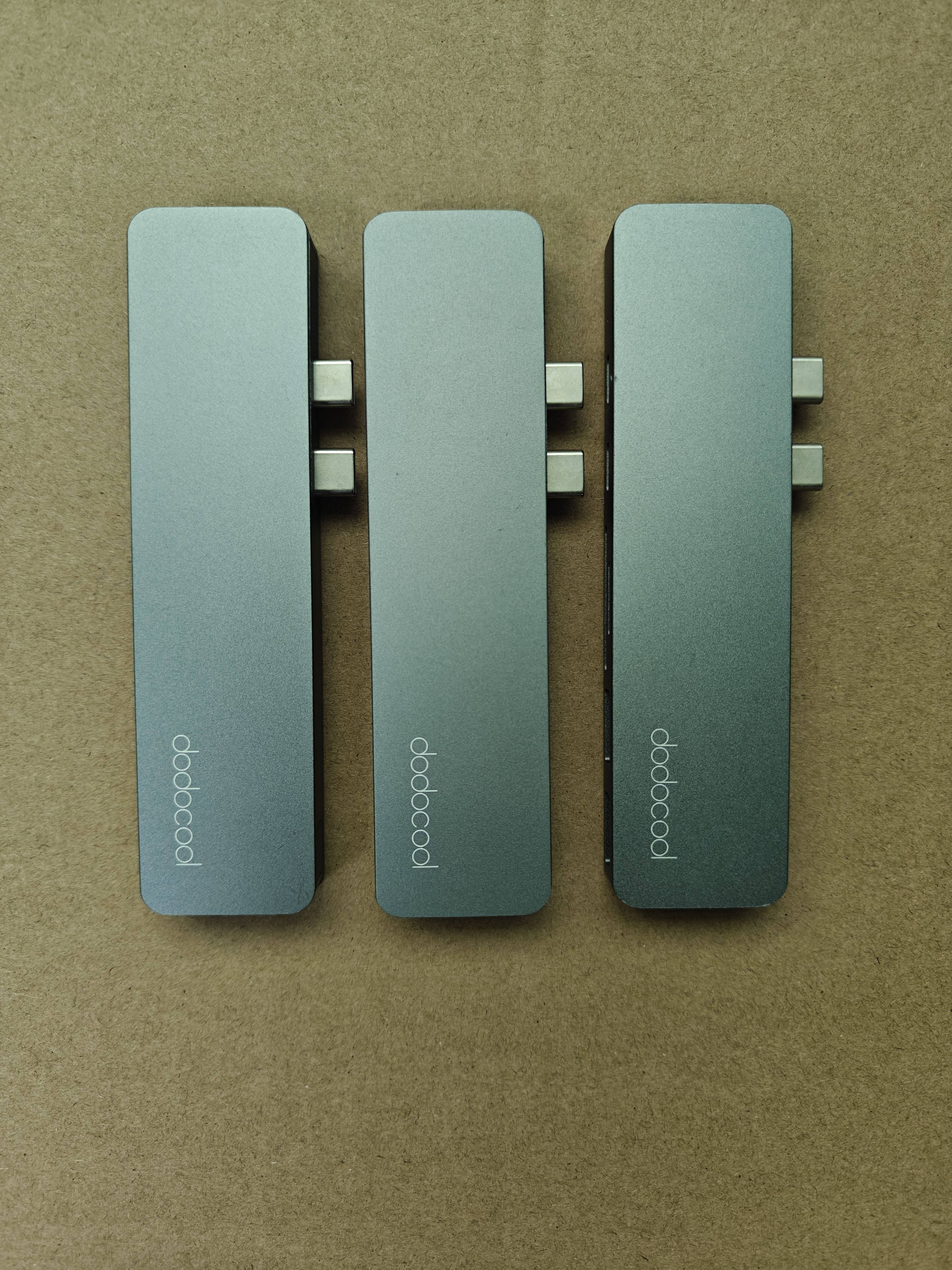 出口大牌七合一HUB扩展坞苹果笔记本专用HDMI/4K雷电3快充内存卡