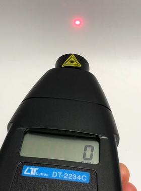 新品。DT2234C光电转速表马达电机激光转N速计非接触测速表数字转