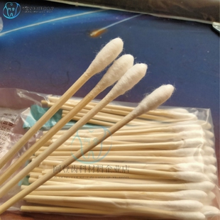 帅友棉签单头10cm长竹柄50支/小包2000支/打包等于40小包是一大包