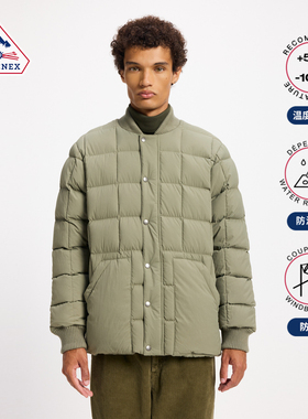 Pyrenex 男士羽绒服轻盈透气简约立领羽绒外套25年 FLIGHT