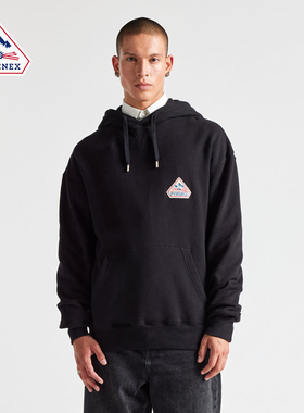 Pyrenex男女同款卫衣JOURNEY BRUSHED有机棉连帽卫衣23年新款