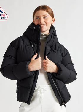 Pyrenex 女士羽绒服短款加厚保暖连帽羽绒外套 HARMONIE