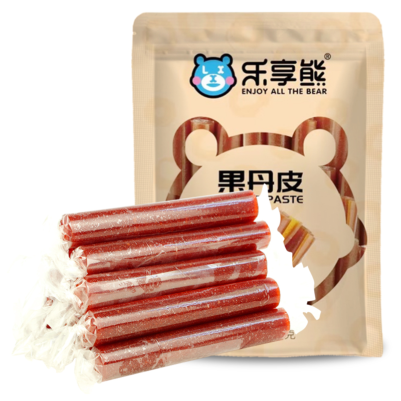 乐享熊果丹皮老式手工独立小包装酸甜零食蜜饯山楂卷铁山楂