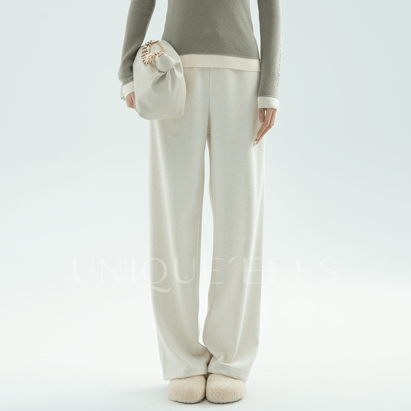 尢壹松紧腰百搭神裤软糯