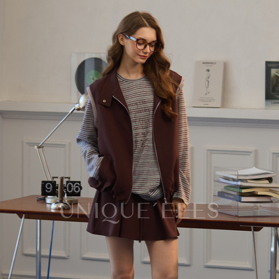 尢壹秋上新圆领字母色织条纹长袖打底T恤U5311014