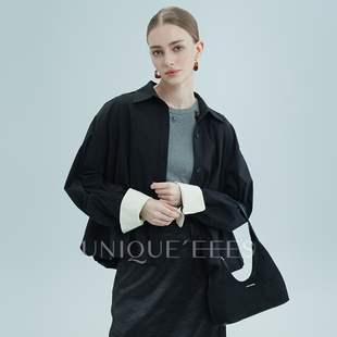 尢壹 懒人舒适棉感小外套U5118003 一衣多穿攻略