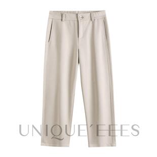 UEAW078 易打理澳洲针织羊毛苣温暖显瘦阔腿裤 尢壹 口碑过冬神裤