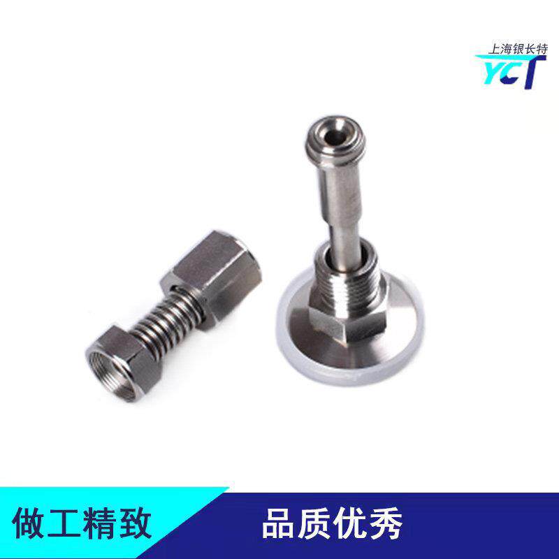 真空VCR接头KF25转1/4 卡套接头/KF16法兰转Φ6.35MM接头内外螺纹