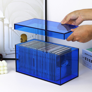 光盘收纳盒亚克力CD收纳盒PS5光盘switch游戏卡带碟片专辑收纳收