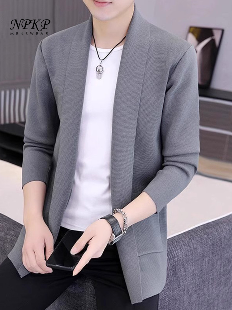 风衣外套男士2025春秋季新款潮流成熟稳重中长款开衫帅气男装上衣,男装,夹克,淘宝优惠券,粉丝福利购,淘宝优惠卷